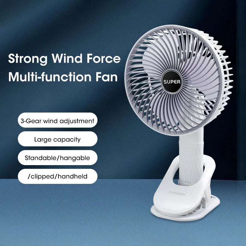 BreezeWave 4-in-1 Fan - Powerful Cooling for Every Situation
