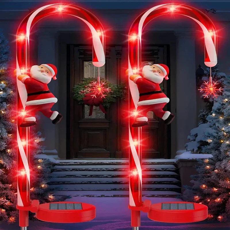 CaneGlow - Captivating Solar Lighting for Festive Gardens