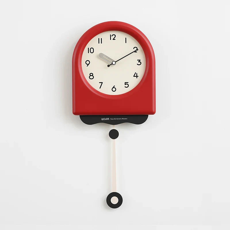 CremePendulum Clock - Korean Wall Clock with Modern Design