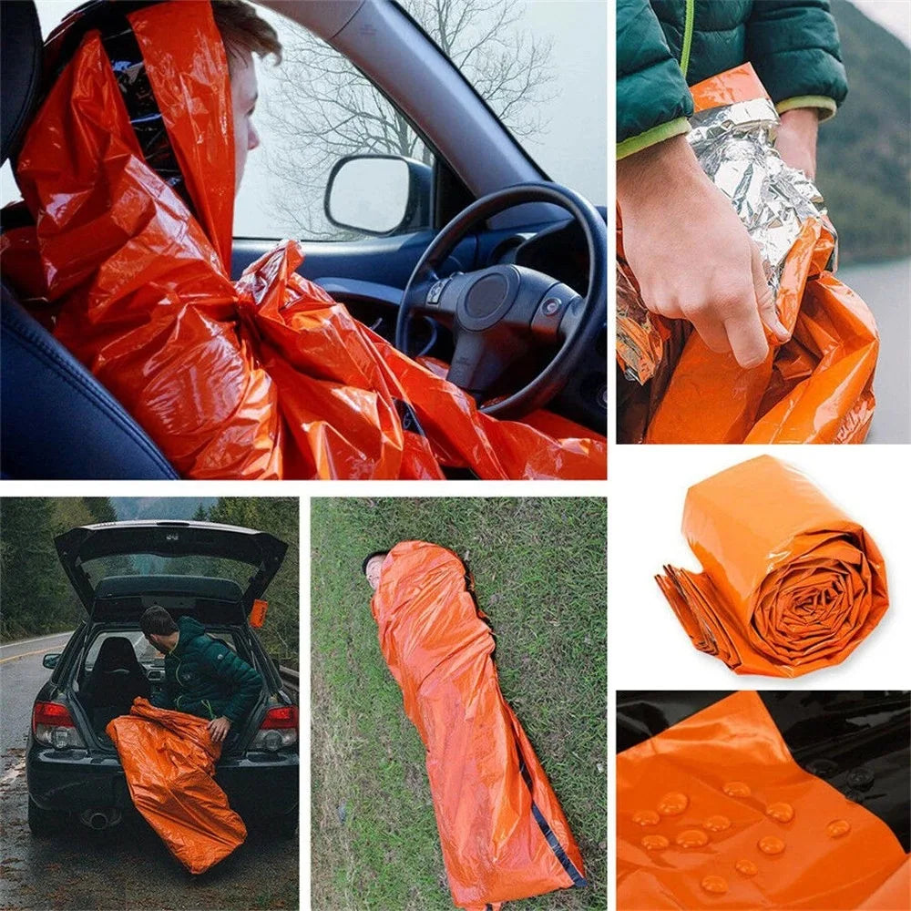 SurvivalShield Bivy – Waterproof Emergency Sleeping Bag for Adventurers