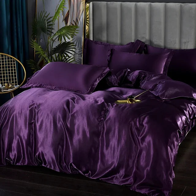 SatinDream Bedding Set - Luxurious Satin Bedding for Dreamy Nights
