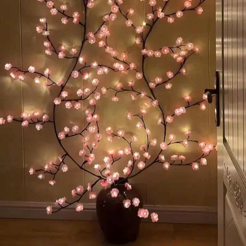 PetalGlow - Captivating Sakura LED String Lights