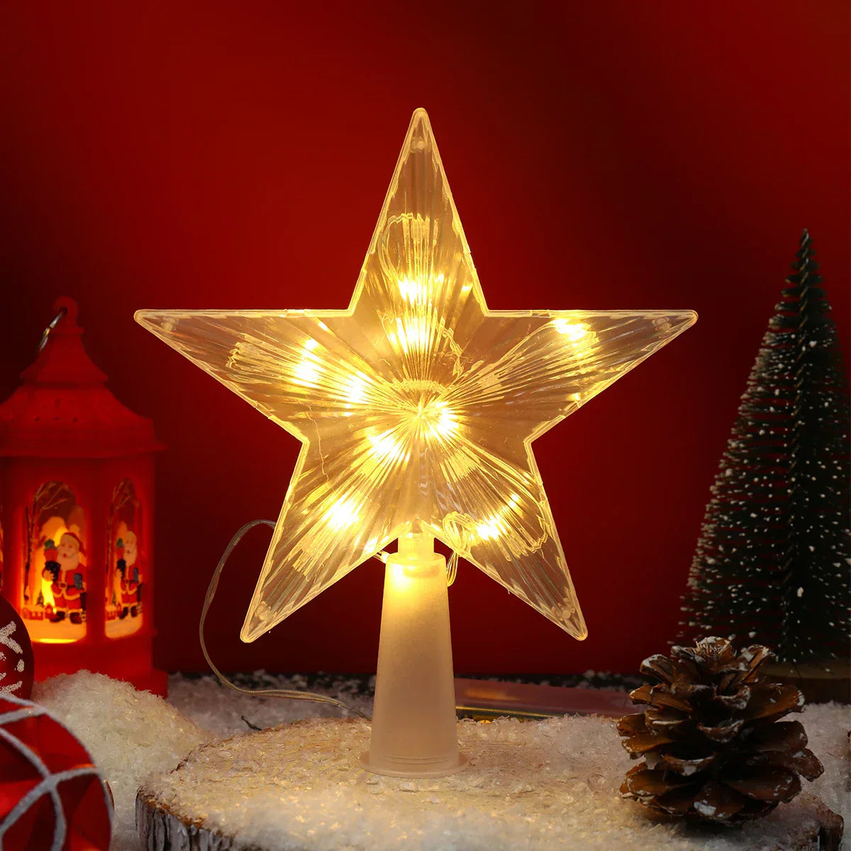 Starlight - Magical LED star for Christmas tree decoration