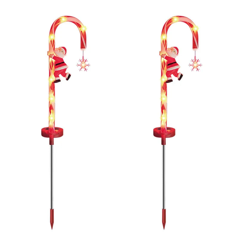 CaneGlow - Captivating Solar Lighting for Festive Gardens