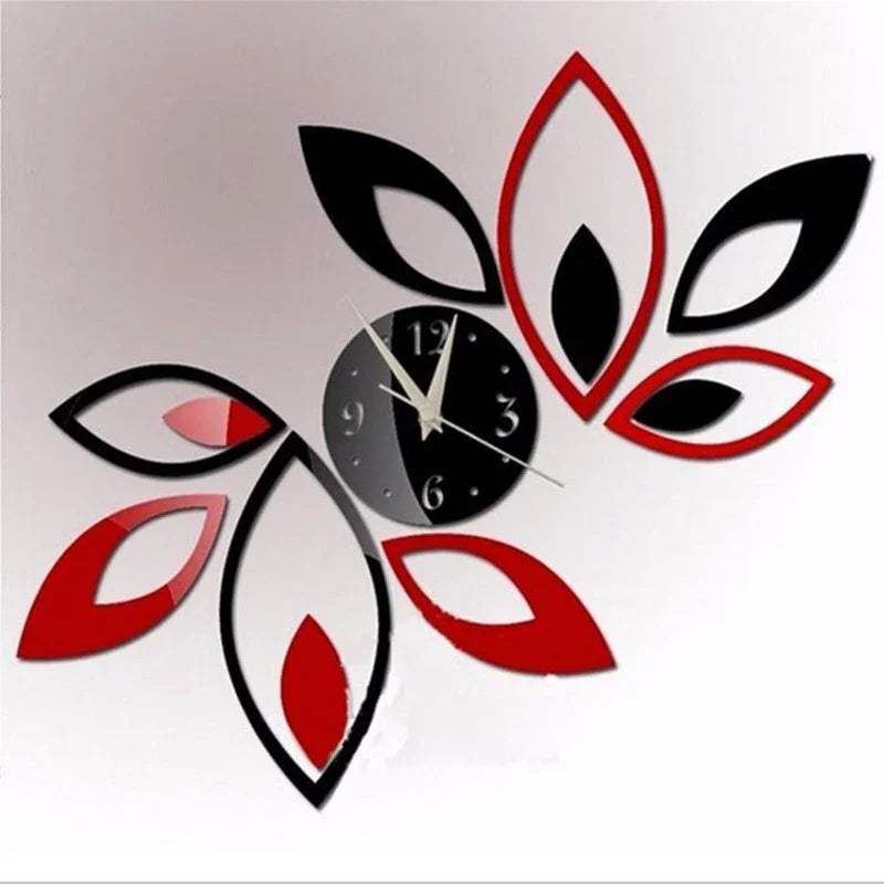 DecoTime Clock - Stylish 3D Acrylic Wall Clock