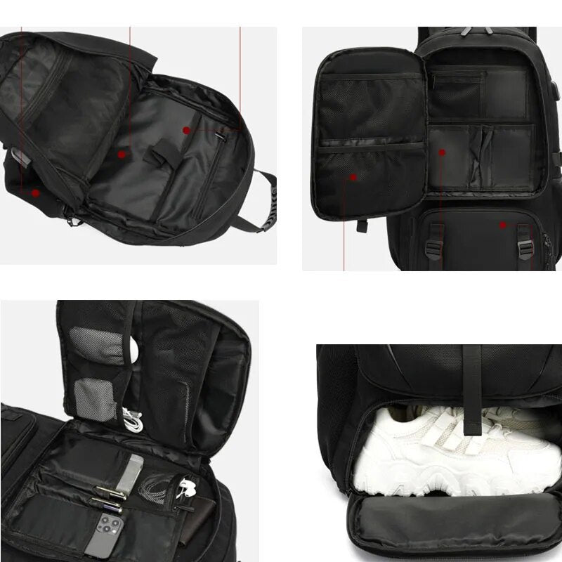 TechTrek Pro Backpack - Backpack with convenient USB charging port