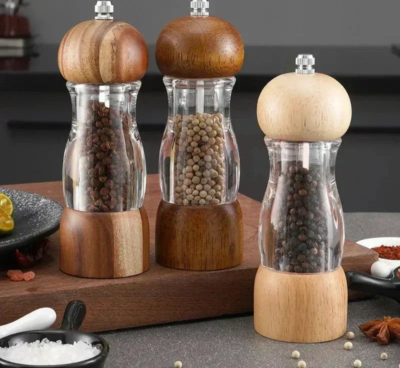 SeasonSculpt - Elegant Salt and Pepper Mill Set