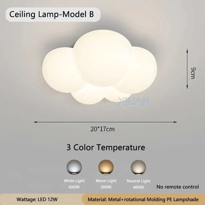 WhiteCloud Lamp – Stylish LED Wall Light for Children