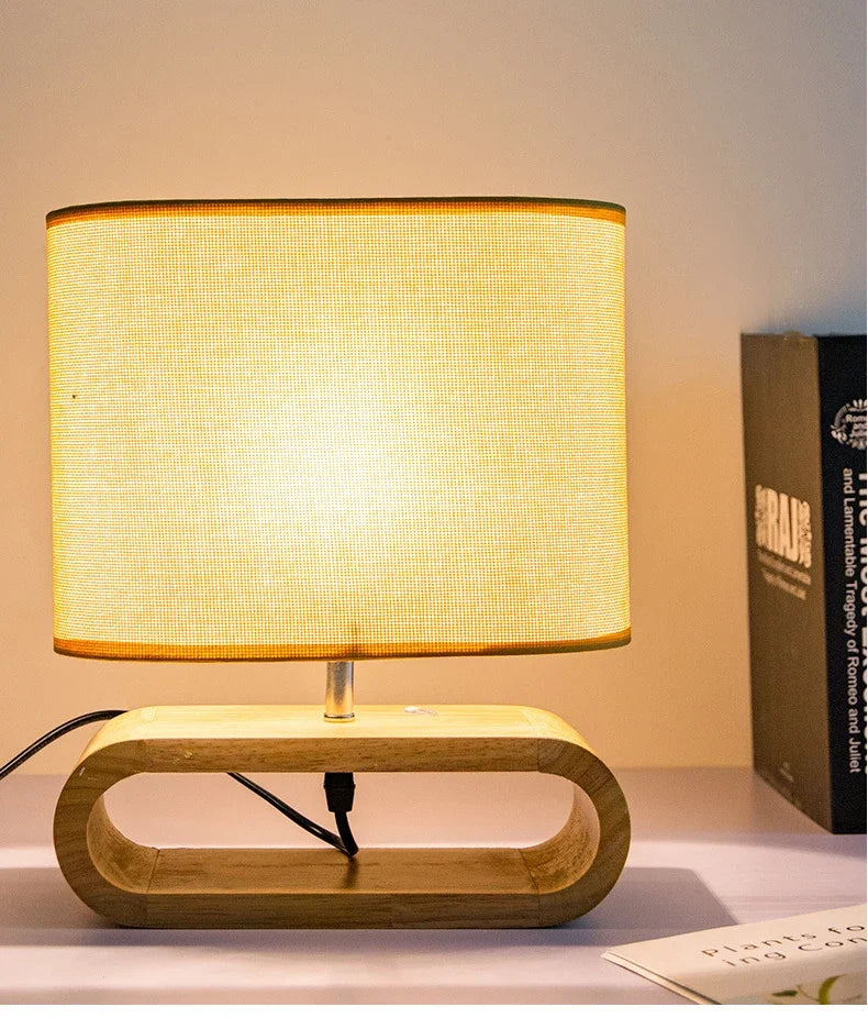 ZenWood – Elegant Japanese Desk Lamp for Atmosphere