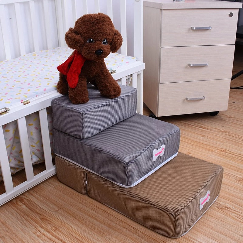 DogStep Pro - Luxe 2-Layer Dog Stairs