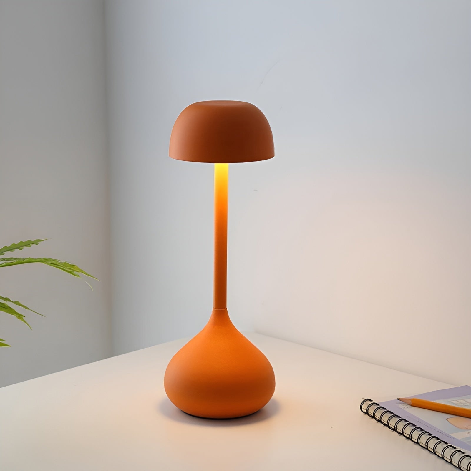 LumiTouch Wireless LED Table Lamp – Elegant, Dimmable and Modern 