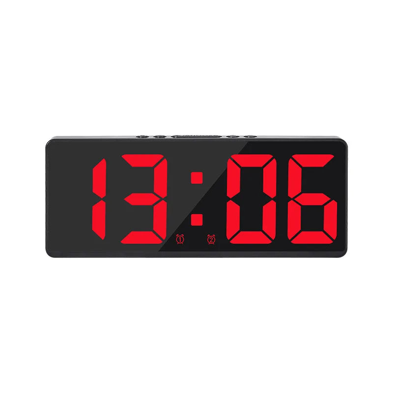VoiceSnooze LED Clock – Stylish Alarm Clock with Night Mode