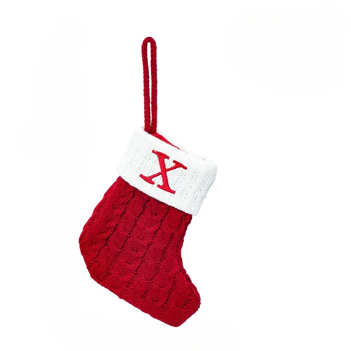 Snowflake Christmas Stockings - Festive Knitted Christmas Decorations