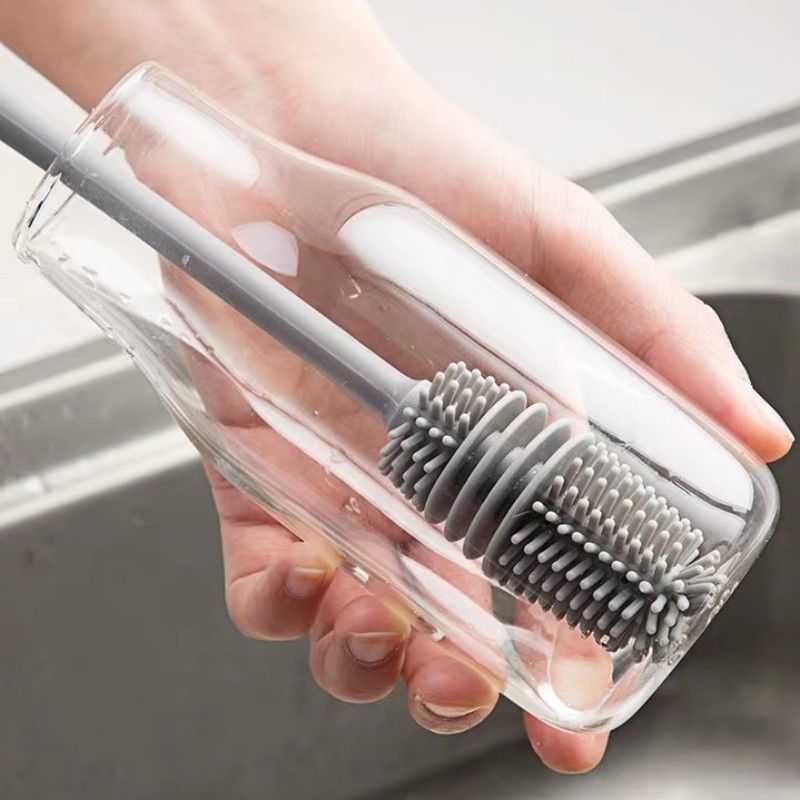 BrushMaster – Silicone Dish Brush for Bottles and Glasses