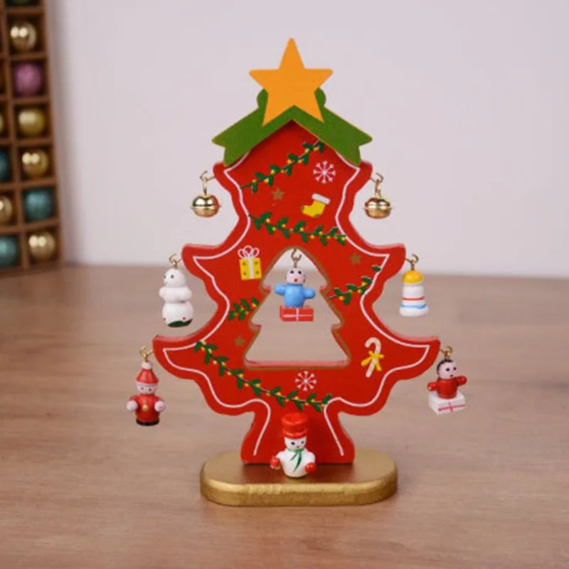 CharmTree Julgran - Handgjord 3D Juldekoration av Trä