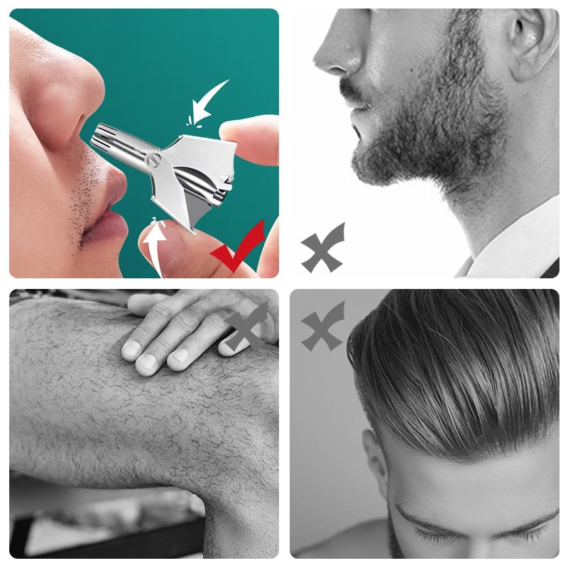 ProTrim - RVS Nose Hair Trimmer for Perfect Care