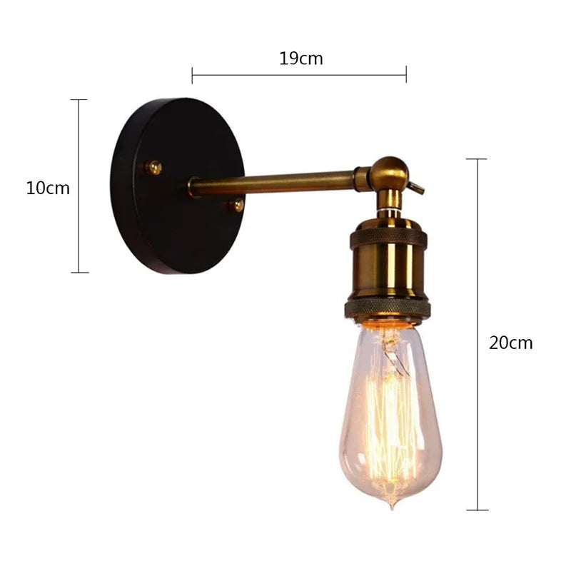 RetroAngle light - Adjustable industrial wall light