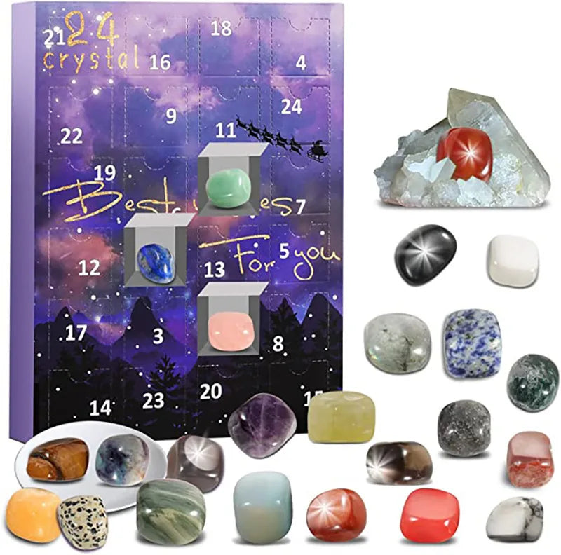 Sparkling Gems Calendar - 24 Crystals for Festive Fun