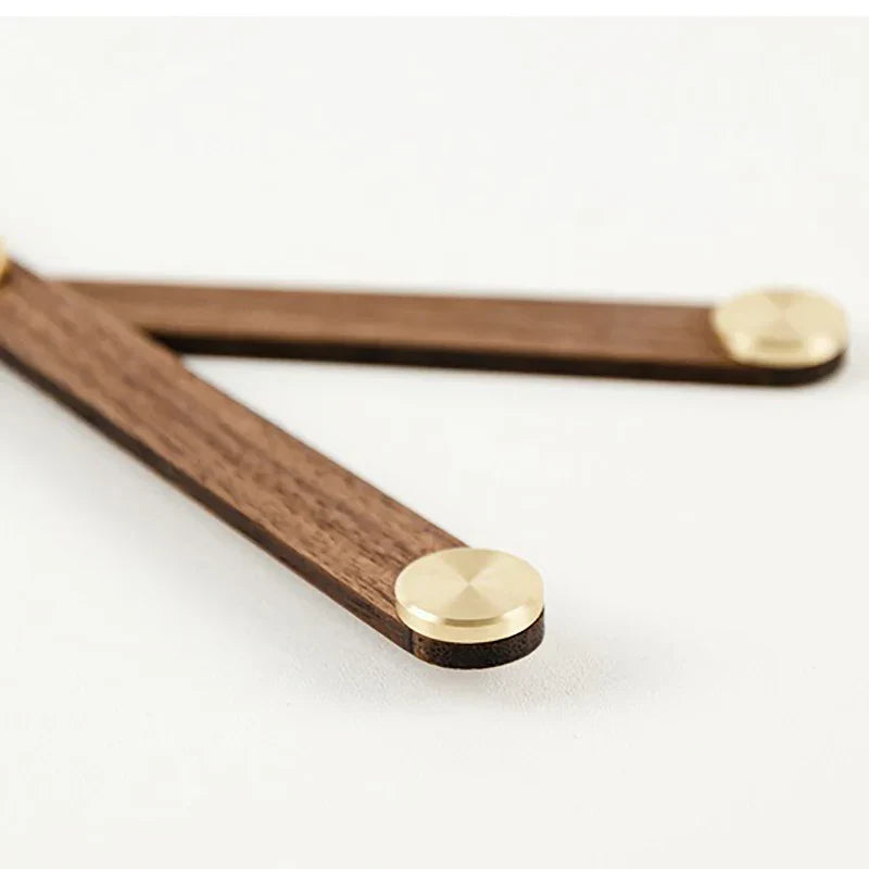 WoodSphere Clock - Larger DIY Wall Clock with Walnut Wood