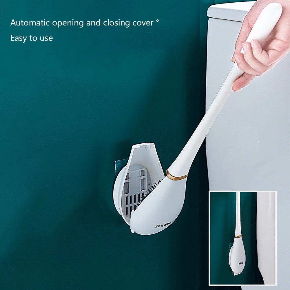 SumiClean - Tight Silicone Toilet Brush for Your Bathroom