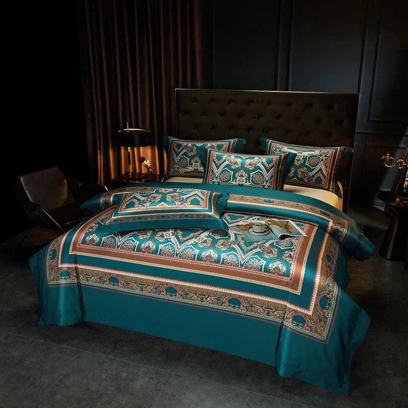 Vintage Grandeur - Luxurious Duvet Set in Egyptian Cotton