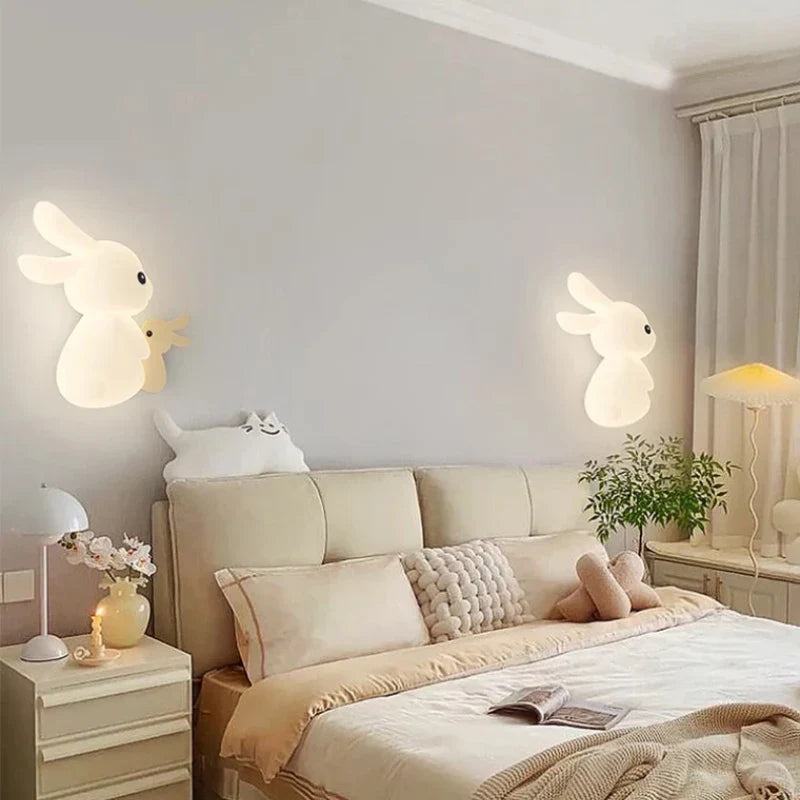 RabbitGlow Lampa - Lekfull LED Barn Vägglampa
