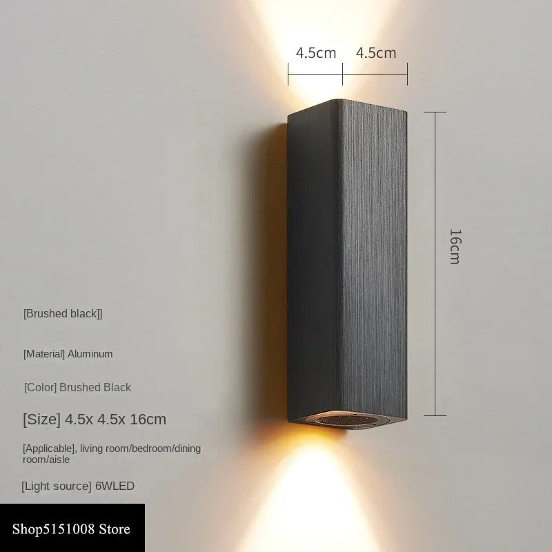 GlowLuxe - Stylish LED wall lamp for bedrooms