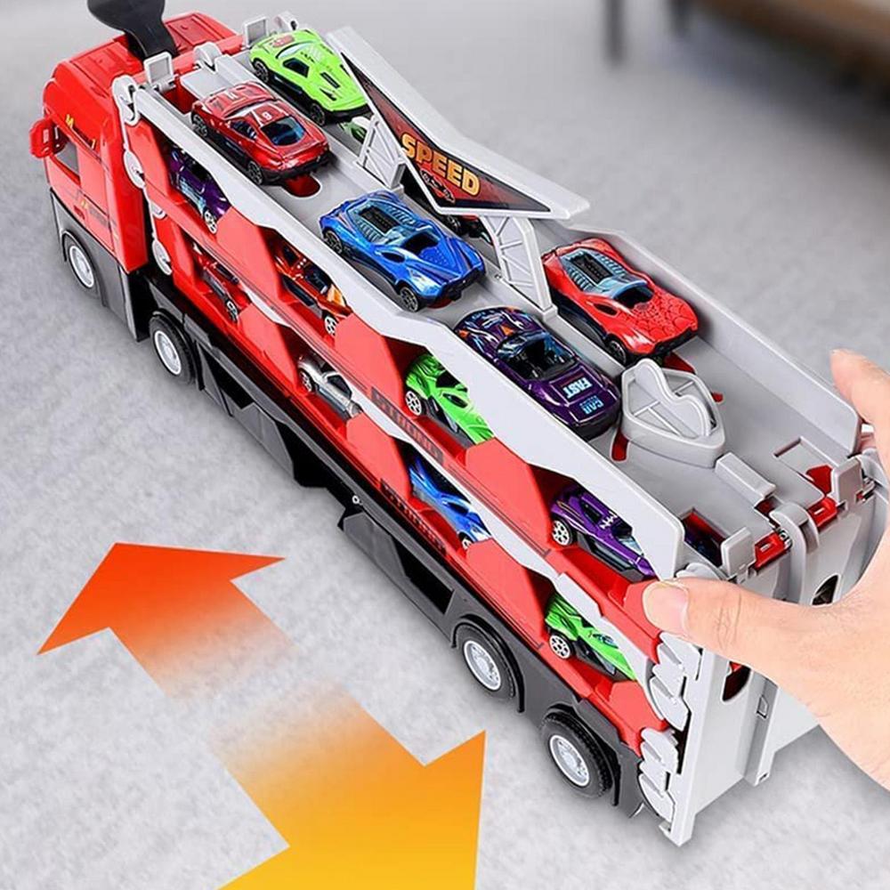 MegaTransporter - Toy Trailer with Mini Cars