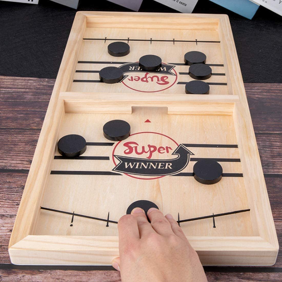 WoodStrike - Wooden Table Hockey Game for Families