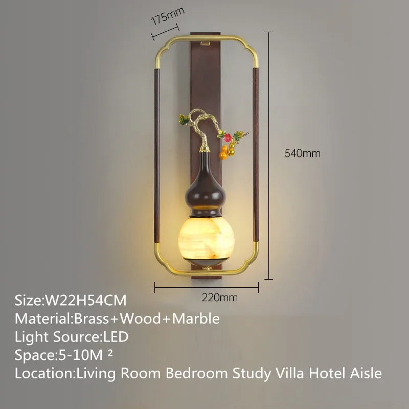 BrassGlow Wall Lamp - Elegant Brass Wall Lighting