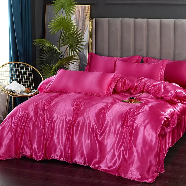 SatinDream Bedding Set - Luxurious Satin Bedding for Dreamy Nights