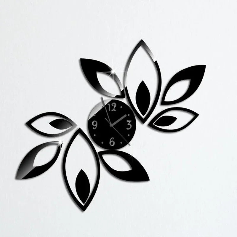 DecoTime Clock - Stylish 3D Acrylic Wall Clock