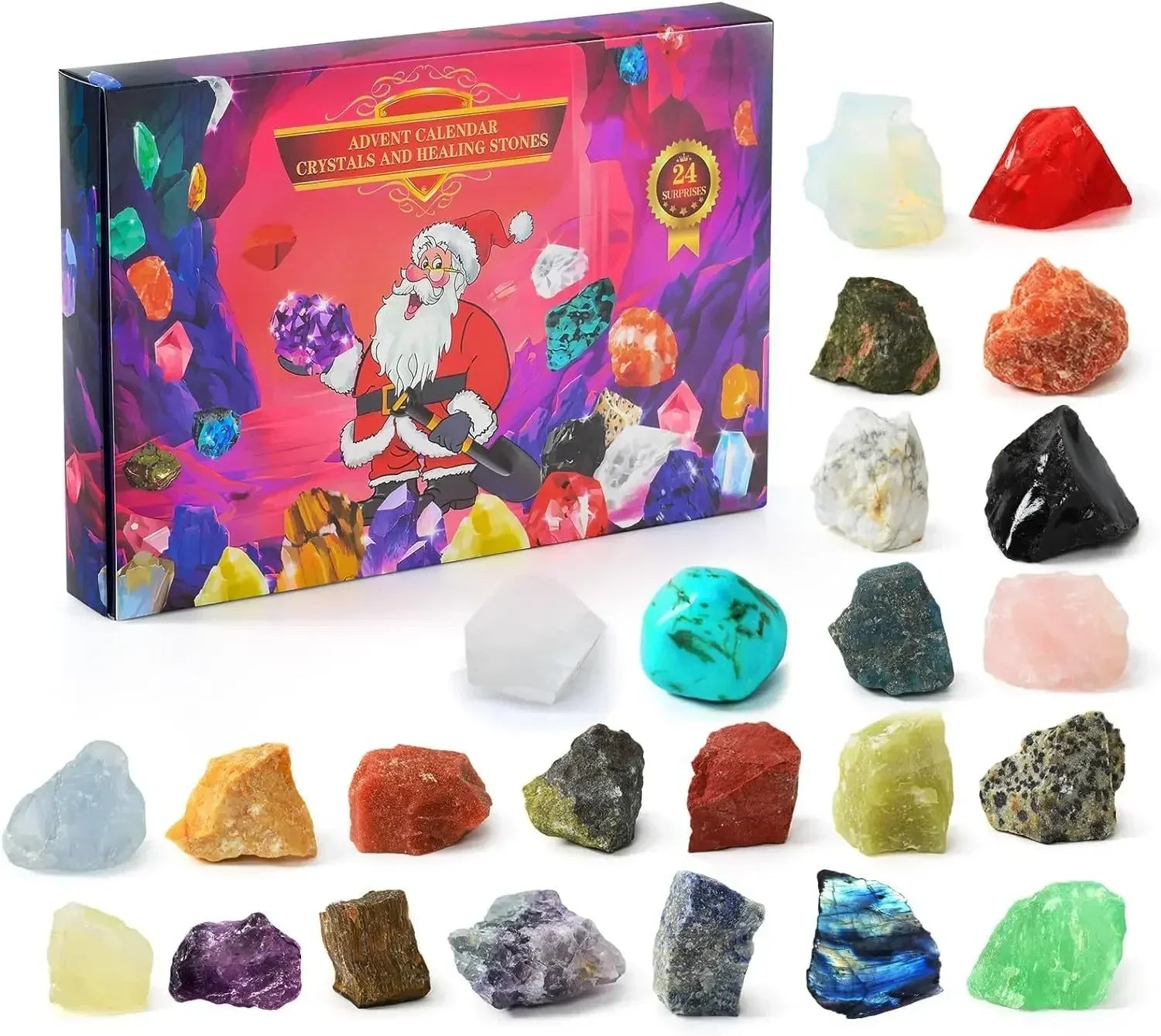 SparklingGems Advent Calendar – 24 Crystals for Festive Fun
