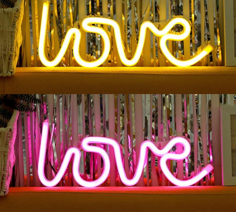 LoveGlow Neon Letters - Romantic Lighting for Your Home