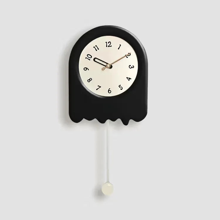 CremePendulum Clock - Korean Wall Clock with Modern Design