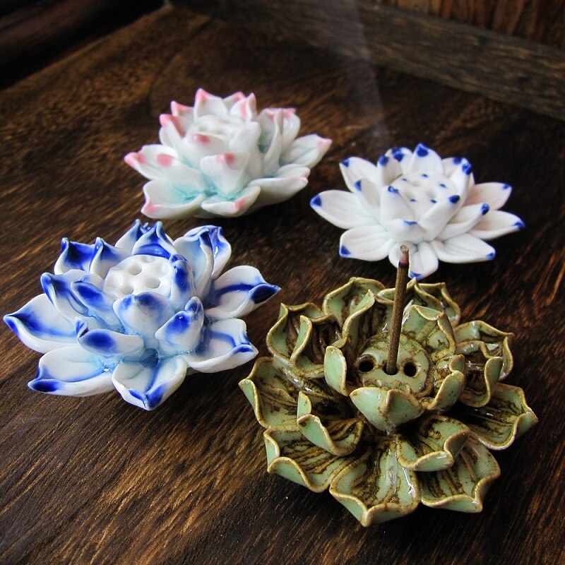LotusBloom Incense Holder - Elegant Fragrance Accessory for the Home