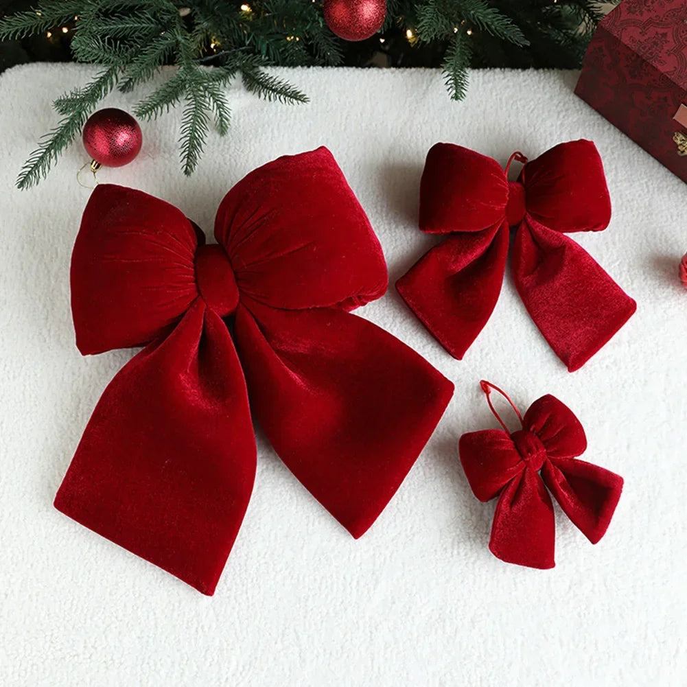 Red Velvet Scarf - Luxurious Red Velvet Scarf for Decoration