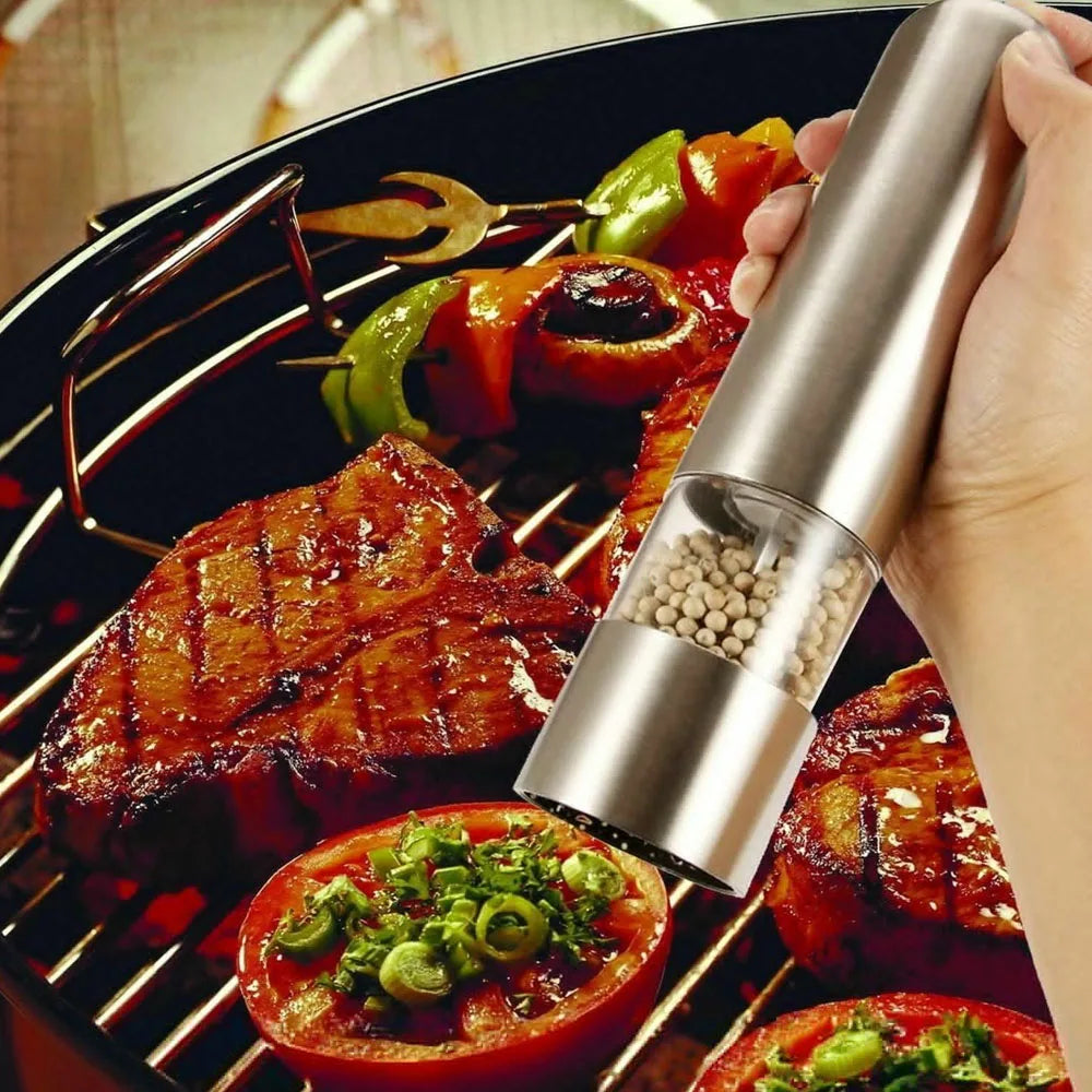 PepperElegance - Luxury Electric Pepper Mill with LED