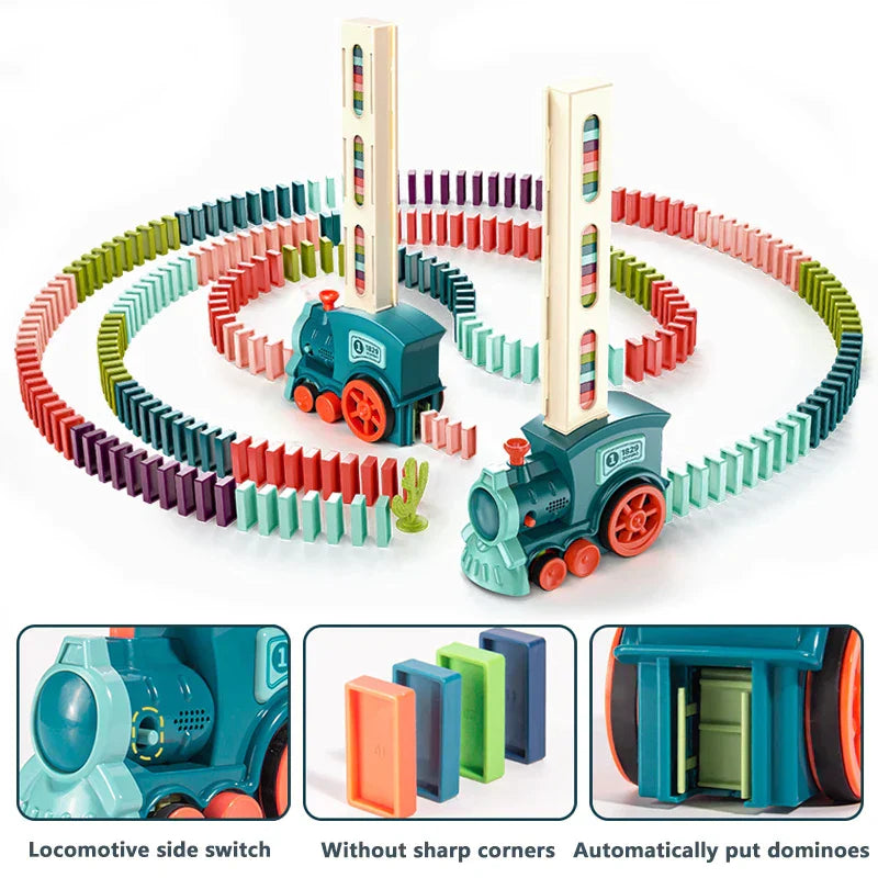 Creative Dominos Express - Play and Learn with Colorful Stones