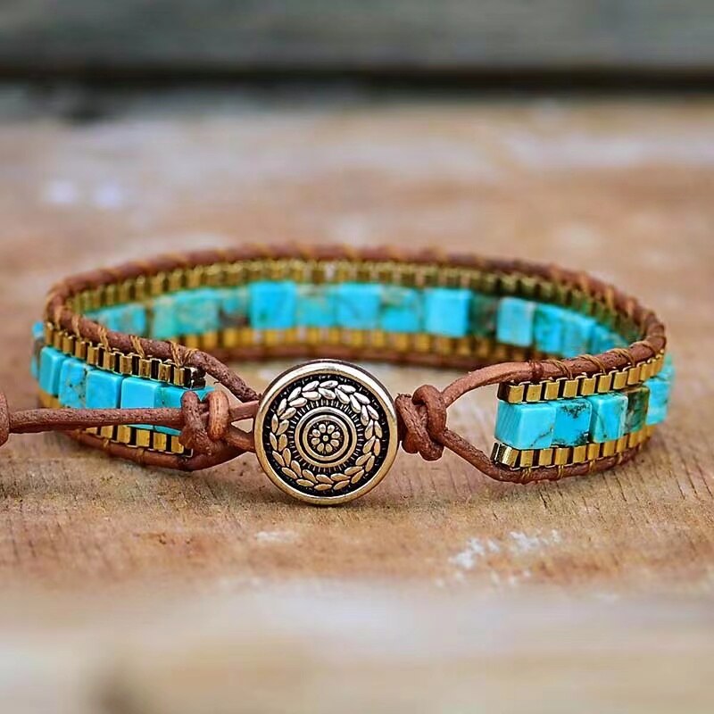 Cairos Bracelet - Luxurious Turquoise Emperor Stone Accessory