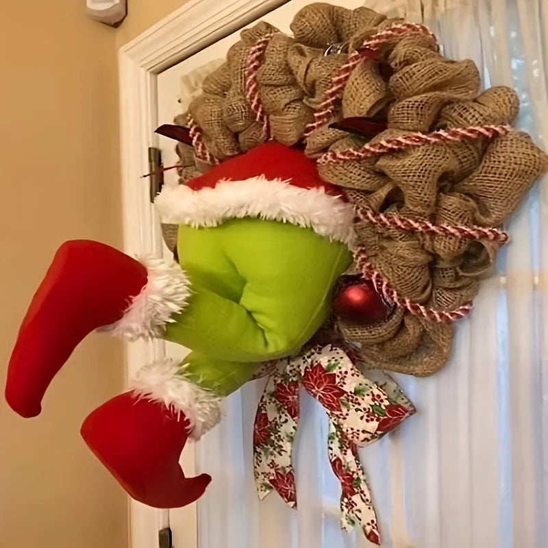 Magical Christmas Wreath - Playful Patchwork for Festive Decoration