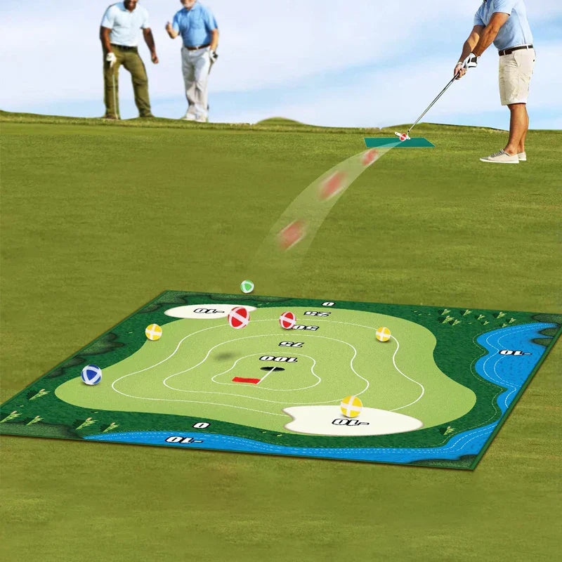 SwingZone - Compact Indoor Golf Set for Home Entertainment