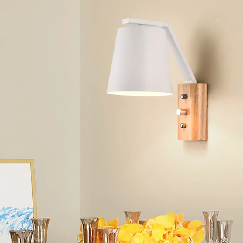 WoodGlow Lamp – LED Wall Lamp for Bedroom