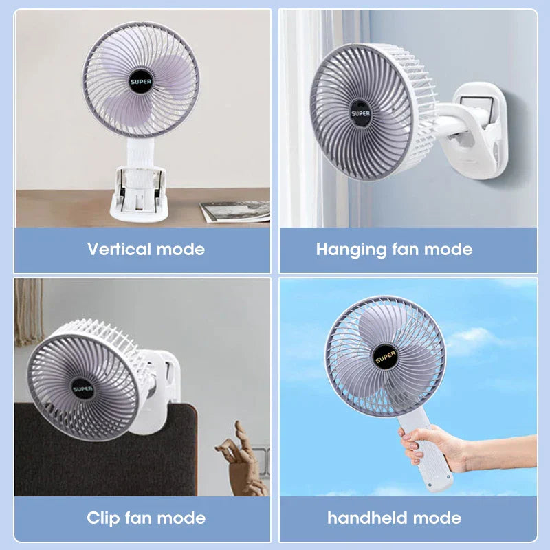 BreezeWave 4-in-1 Fan - Powerful Cooling for Every Situation