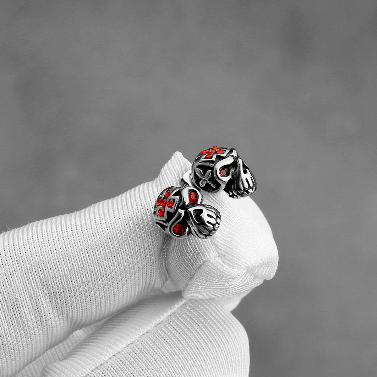 Skull Earrings - Large Earrings with Edgy Design