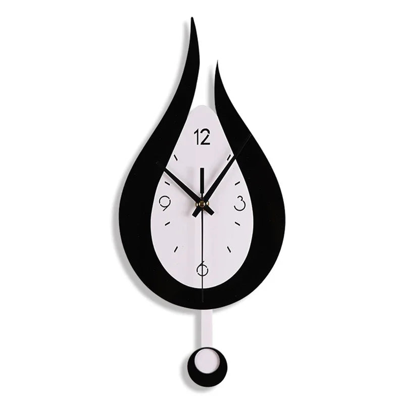 WaterDrop Clock - Minimalist Pendulum Wall Clock