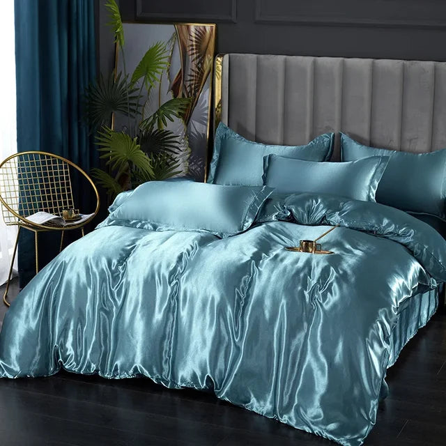 SatinDream Bedding Set - Luxurious Satin Bedding for Dreamy Nights