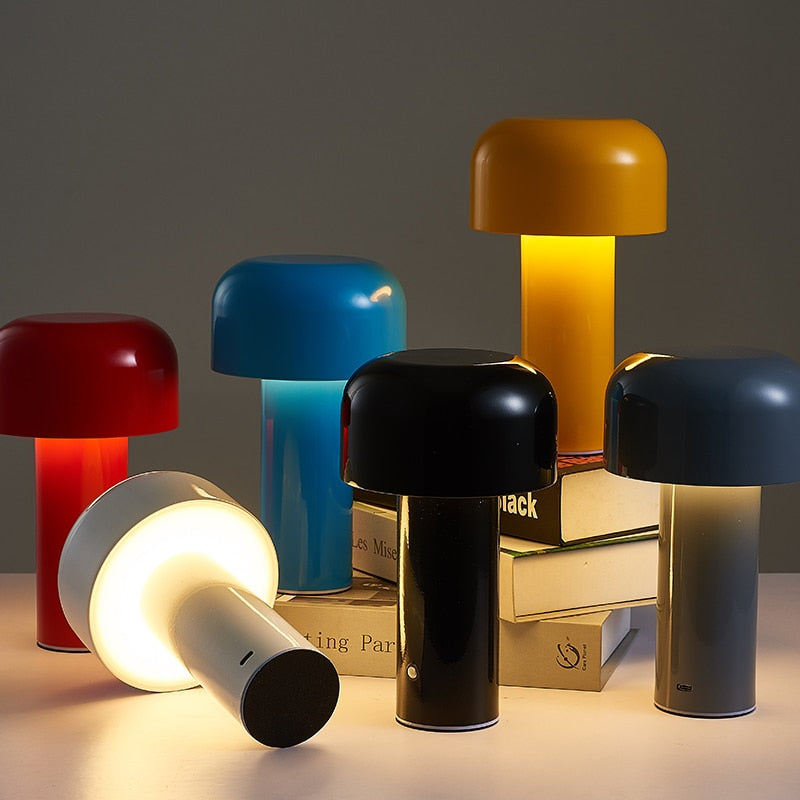Italian Mushroom Wireless Table Lamp - Elegant Table Lamp for a Magical Atmosphere
