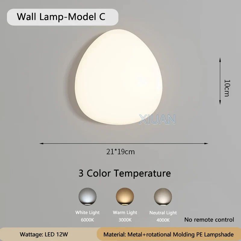 WhiteCloud Lamp – Stylish LED Wall Light for Children