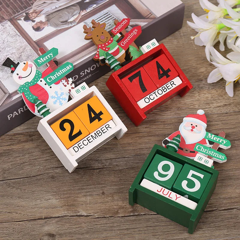 Joyful Countdown Tree - Playful Wooden Christmas Tree